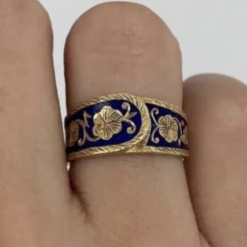 Retro Bohemian Gold Stack Ring Set - SIZE 7 - Picture 6 of 16
